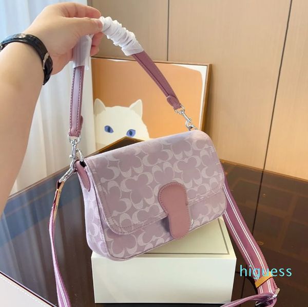 

fashion 2023 new luxury handbag designer crossbody canvas tabby shoulder bag for women female fashion sacoche borse letters bolso lady hobo