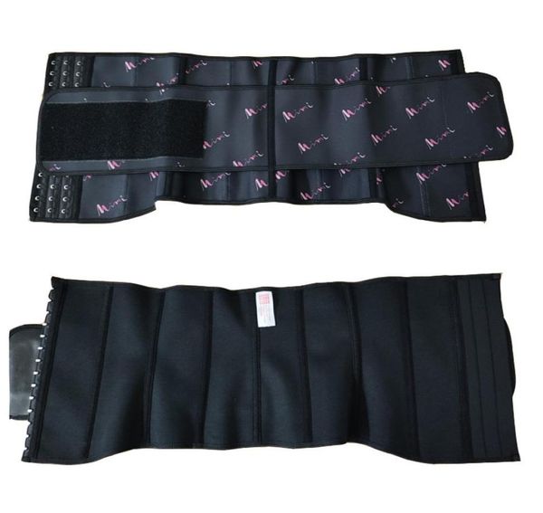

latex sauna sweat waist trainer girdle slimming body shapers with 9 steel bones hook loop closure shapewear for sports yago runn2260633