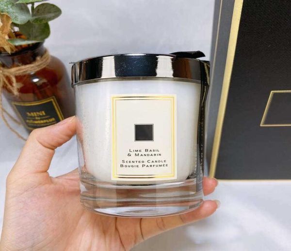 

premierlash brand jo malone perfume candles wild bluebell sea salt lime basil english pear scented candle bougie parfume long smel5043030