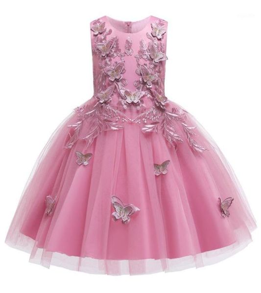

girl039s dresses kids for girls elegant princess dress 2021 summer flower wedding and party children gown costume14992375, Red;yellow