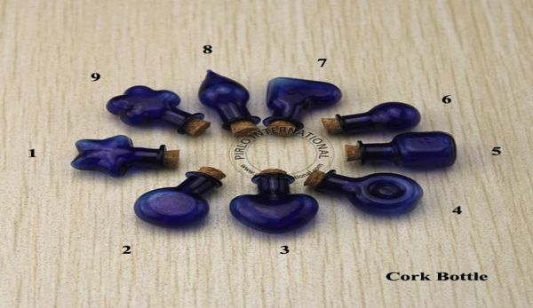 

12ml cobalt blue mini glass bottles with corks small handmade glass vials diy decorative corked glass bottle 20pcslot7343256