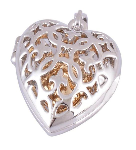 

2020 aj new europe and america popular double peach perfume bottle pendant family love pet ashes box commemorative pendant6057536, Silver