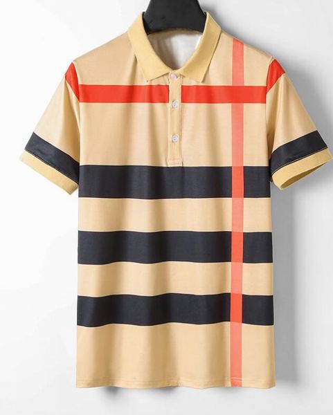 

polo shirt summer men's lapel short-sleeved t-shirt england fashion geometric checker cotton half-sleeved polo shirts men tide brand, White;black