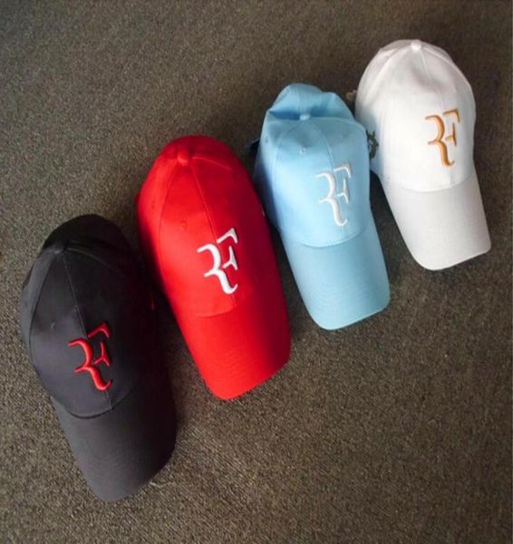 

selling whole baseball caps men women roger federer rf hybrid hat tennis racket hat cap racquet adjustable outdoor new yo9341176, Blue;gray