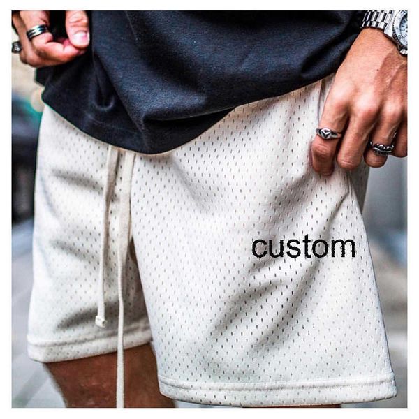 

summer essentialsed beach board elastic waist custom designer gym mesh sweat running men shorts pybz, White;black