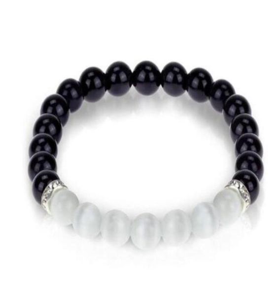 

beaded strands bracelets jewelry mg0309 grade blue lace agates power black tourmaline bracelet protection negative energy9324147