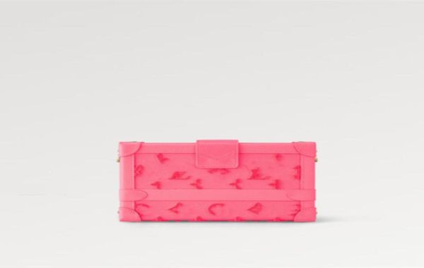 

explosion women039s bags women m20745 fashion leather crossbody handbag hard classic design glow pocket chains box quality pink7868345