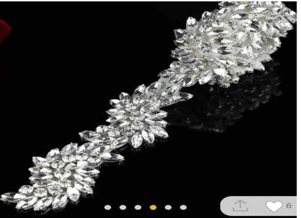 

luxury fashion rhinestone adornment belt wedding sashes accessories belt 100 handmade selling bridal3596754, White