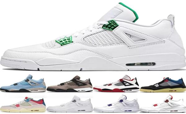 

4s men basketball shoes 4 white oreo university blue fire red guava ice what the chaussures mens trainers sports sneaker size 5 5 7803504