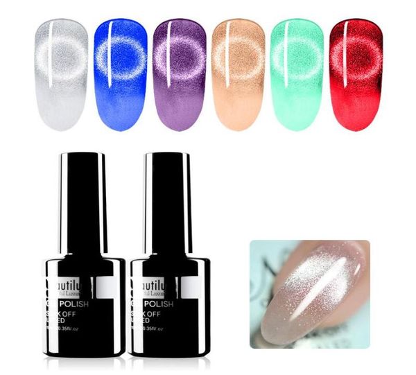

beautilux 9d platinum cat eye gel nail polish magnetc cats eye semi permanent gels nails lacquer nail art design varnish 10ml2195829, Red;pink
