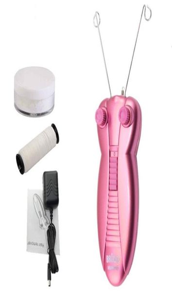 

facial shaver hair remover machine body face cotton thread defeather epilator portable butterfly trimmer razor lady beauty tool8651359