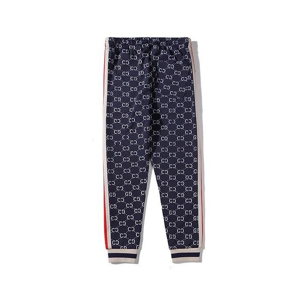 

men's casual sportswear men's and women's jogging pants classic lettering printed casual elastic waist pants sportswear m-2xl, Black