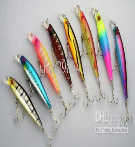

lot30 fishing lures crankbait minnow crank hooks 95g105cm018908128