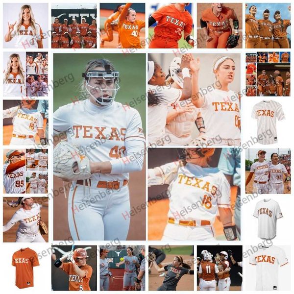 

college baseball wears custom texas longhorns softball baseball jersey 3 vanessa quiroga 4 brianna cantu 20 carlee ratcliff 28 camille coron, Black