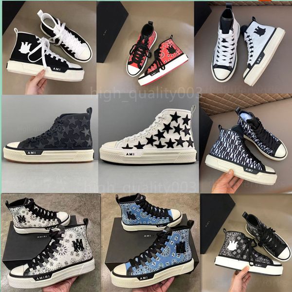 

designer amirs skel low casual shoes white orange men women amiri green black light grey black trainers sneakers high shoes