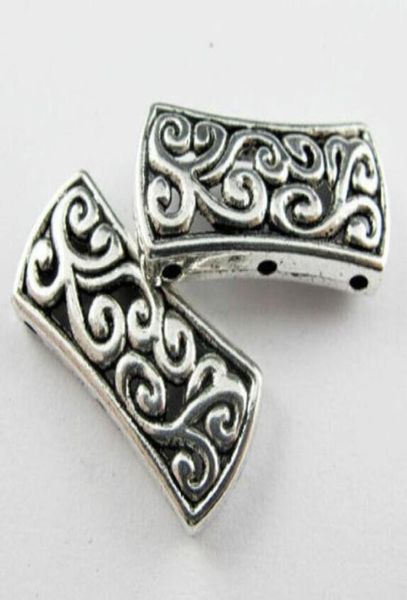 

ship 100pcs tibetan silver 3 hole connectors bead for jewelry making 27x12mm6817106