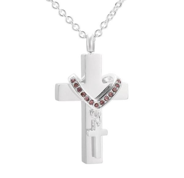 

ijd9877 engraving services cremation jewelry for ashes keepsake urn pendant necklace for pethuman jewelry hold ashes9339648, Silver