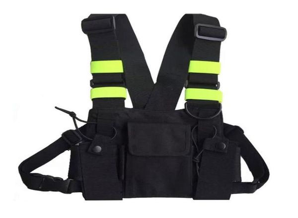 

outdoor hunting vest chest bag radio chest pouch pack holder carrying case reflective apparel hunting wear9734611, Camo