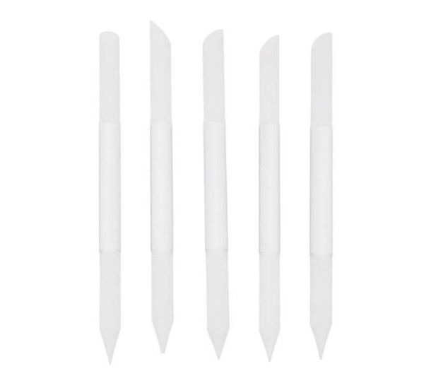 

nail files 5pcs glass cuticle pusher file set cylinder shaped crystal4199486