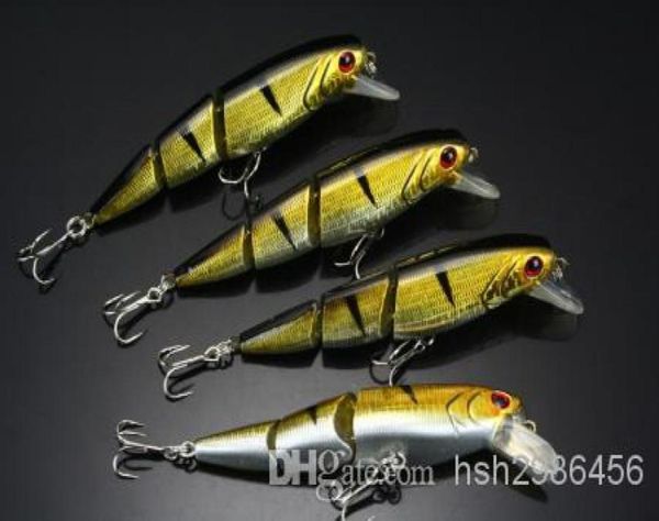 

whole lot20 fishing lures jointed crankbaits hook bass 155g105cm1886530