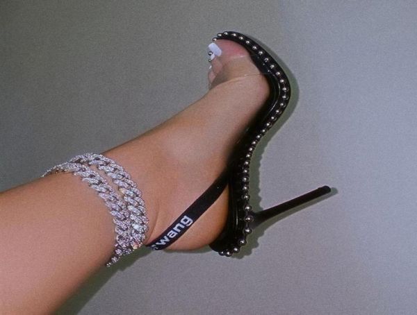 

anklets 2022 hip hop foot jewelry ankle bracelet for women men charm yellow gold color cuban link chain ribbon anklet barefoot1891405, Red;blue