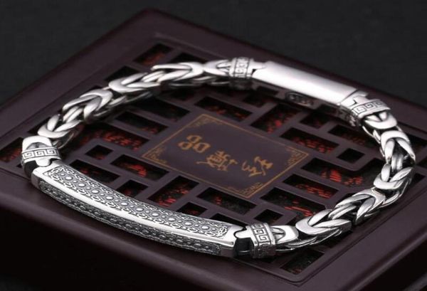 

charm bracelets bracelet men palindrome weave chain retro simplicity punk sterling silver atmosphere trendy fashion accessories je4892095, Golden;silver