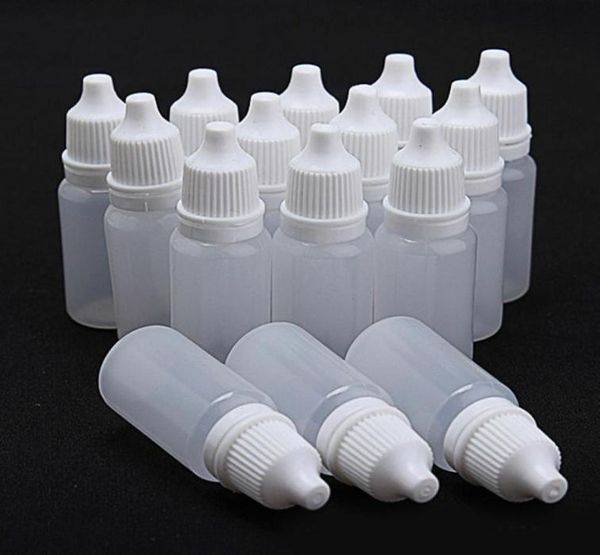 

makeup tool kits 10ml empty plastic dropper bottles container vials suit for solvents light oils paint essence eye drops sal6618217