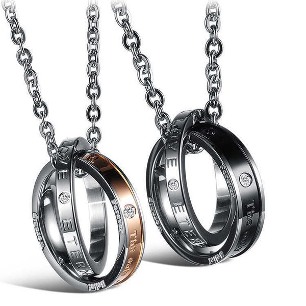 

jewelry jewelry new style exquisite gift simple couple necklace pendant ex154, Black