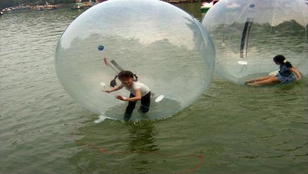 

new arrived 2m large water walking ball pvc inflatable ball zorb ball water walk balls dancing balls sports balls dhl4156289