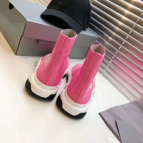 

r sneaker casual shoes calfskin leather white letter overlays platform all-match 0529, Black