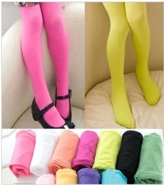 

girls pantyhose tights kids dance socks candy color children velvet legging clothes baby ballet stockings 15 styles1577243, Pink;yellow