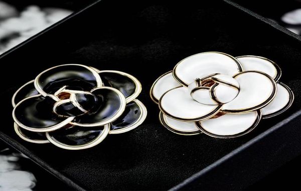 

pins brooches korean luxury camellia big flower brooch pins woman boutonniere gift jewelry5840010, Gray
