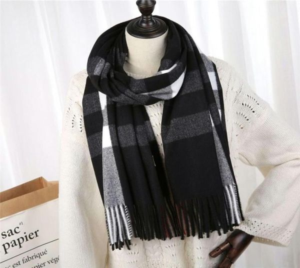 

whole winter cashmere scarf highgrade soft thick cashmere scarv classic long tassel scarf men039s women039s brands shaw90884106783912, Blue;gray