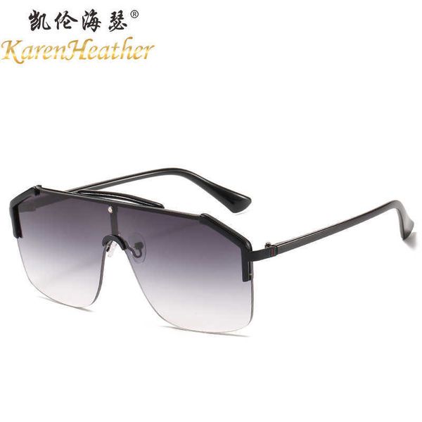 

frames new conjoined sunglasses gg0291 personalized frameless men's and women's trend sunglasses, White;black