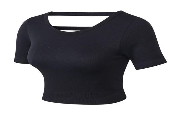 

women workout sport bra black yoga suit quick dry fitness wear black color1869174
