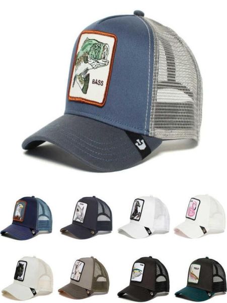 

fashion animal bass anime snapback cotton baseball cap men women hip hop dad mesh trucker hat drop7514535, Blue;gray