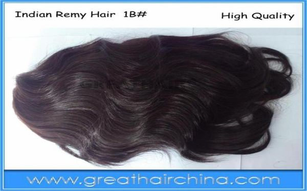 

men039s toupee indian remy human hair size 10inch x 8inch natural color1b wave men039s wig hair replacement 50167664178031, Black