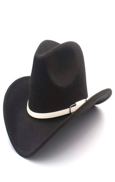 

western cowboy new fashion cap buckle outdoor jazz panama wide brim fedora for men women beach sombrero hats7059768, Blue;gray