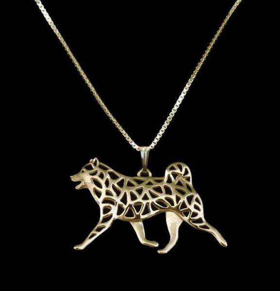 

pendant necklaces lovers039 metal animal shiba inu for women drop8952635, Silver
