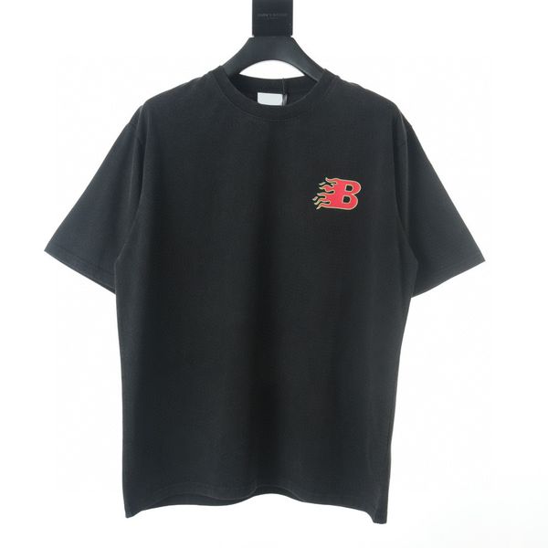 

men's plus tees & polos round neck embroidered and printed polar style summer wear with street pure cotton 31111e, Black;brown