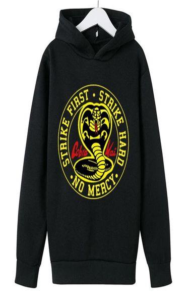 

cobra kai hoodies boy girl sweatshirts harajuku hooded cobra kai casual pullovers children kid hoodie275j5806146, Black