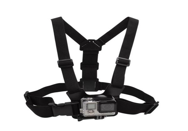 

back support adjustable harness chest strap head mount belt for action camera accessory adult3483027, Black;blue