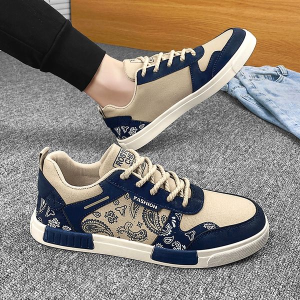 

casual shoes lace-up men sneakers non-leather breathable casual shoes for men soft comfort zapatos de hombre all-match big size 47, Black