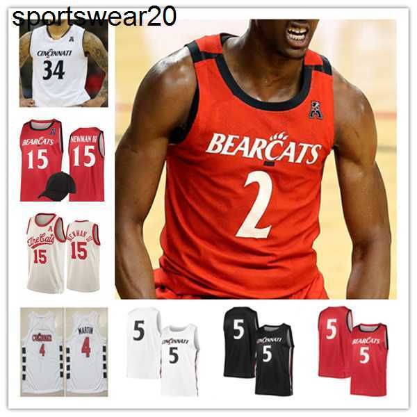 

custom cincinnati bearcats jersey basketball david dejulius jeremiah davenport mika adams-woods mike saunders jr. john newman iii viktor lak, Black;red