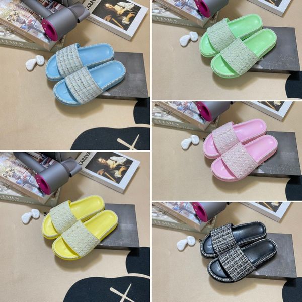 

2023 womens slippers outdoor indoor slides shoes l bath sandal ladies beach sandal heel ladies leather slipper, Black