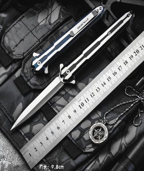 

outdoor portable pocket folding knife camping tactics high hardness sharp saber daily fruit knife9986600