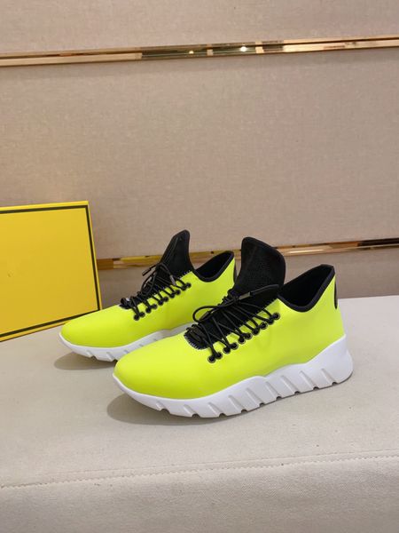 

2023s/s luxury light comfort flow men sneakers casual shoes mesh breathable men skateboard walking rubber runner sports chunky fabrics facto, Black