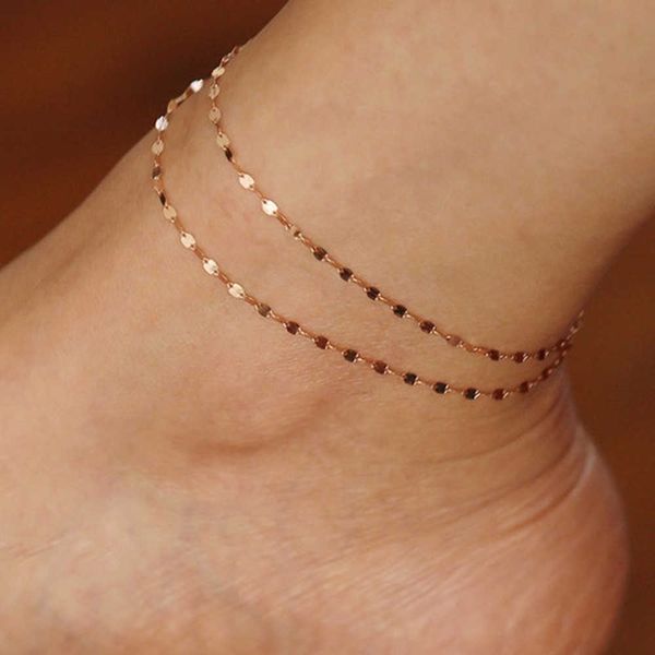 

anklets 316 stainless steel lips chains gold color anklet for women summer beach foot jewelry on leg minimalist anklets bracelet female aa23, Red;blue