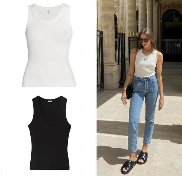 

womens t shirts knits tees regular cropped tank cotton jersey tanks embroidered cotton-blend anagram shorts designer suit sportwear fitness, White