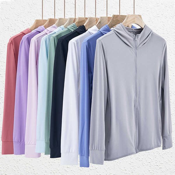 

family's same ice silk women's summer thin breathable uv outdoor sun protection clothing men's skin clothing, Black;brown
